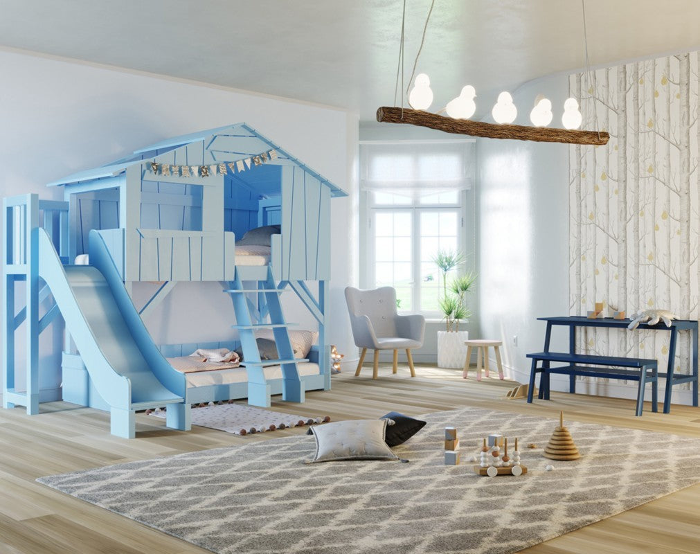 Mathy by Bols Hochbett / Baumhaus mit Rutsche