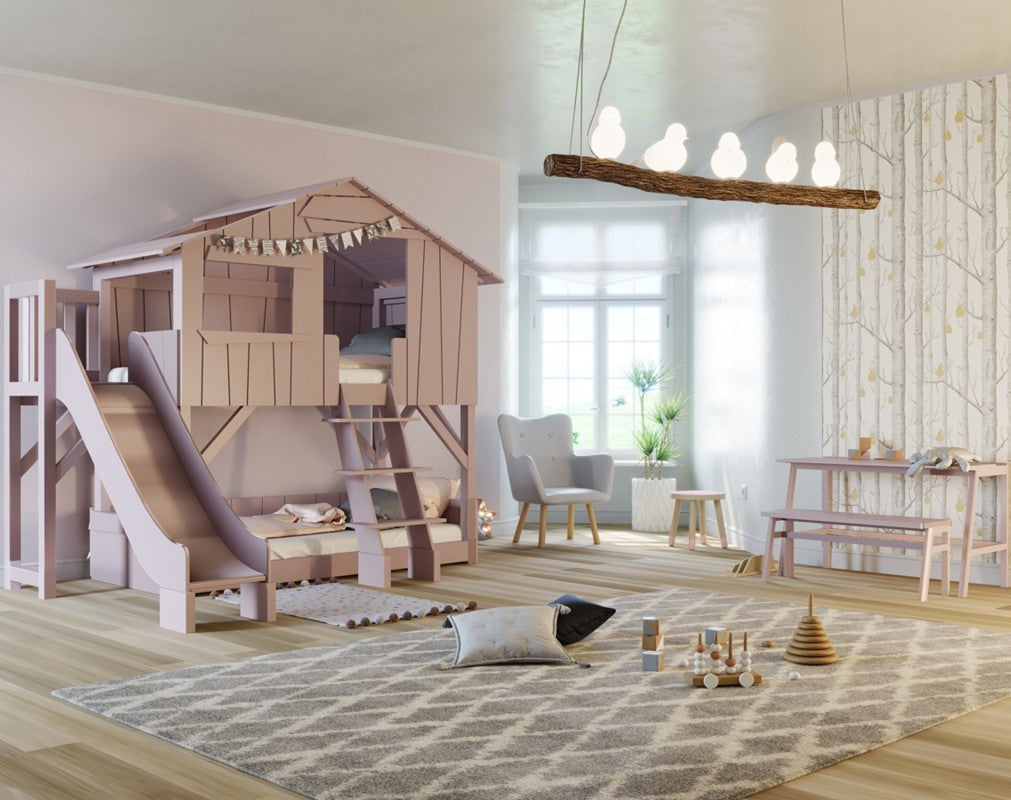 Mathy by Bols Hochbett / Baumhaus mit Rutsche