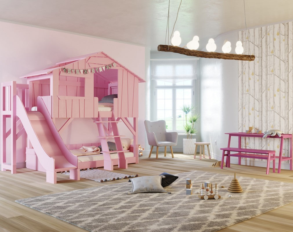 Mathy by Bols Hochbett / Baumhaus mit Rutsche