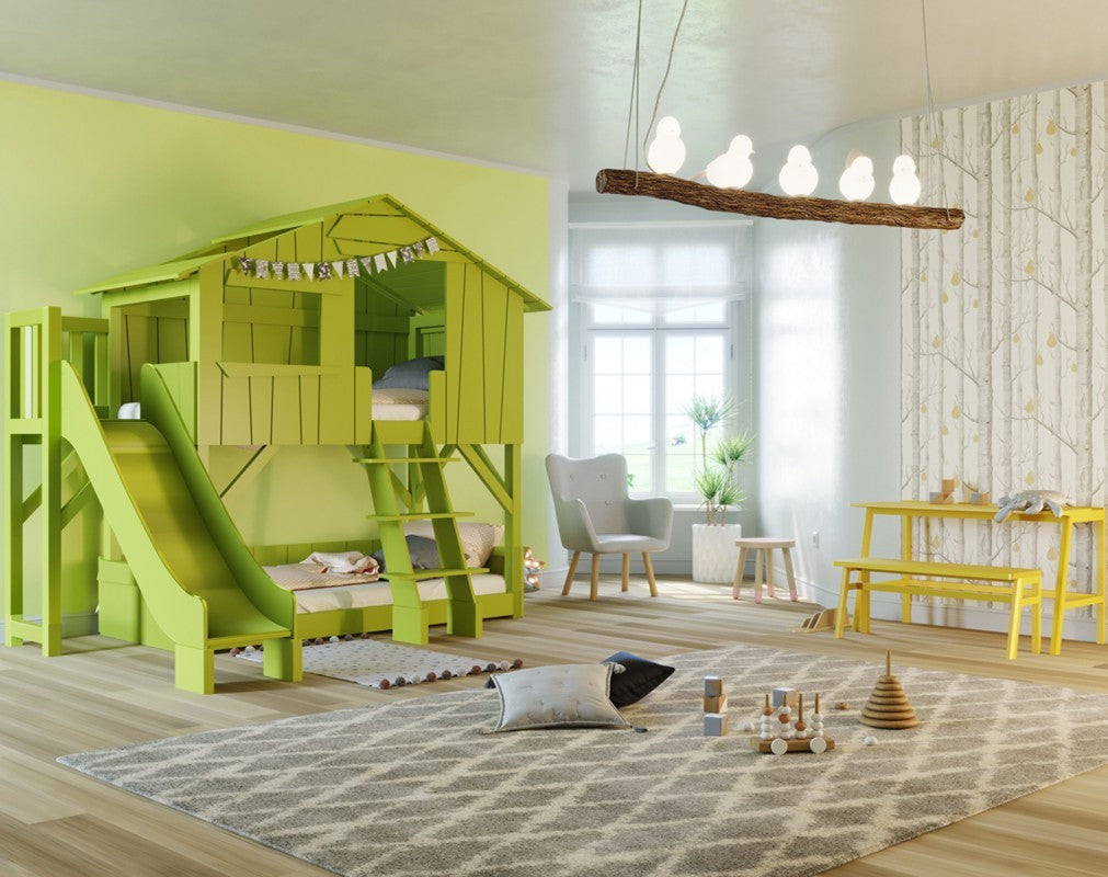 Mathy by Bols Hochbett / Baumhaus mit Rutsche
