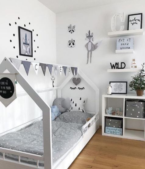 Lit maison LENJA en différentes couleurs