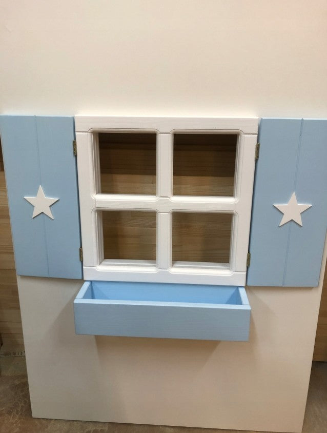 Tolles Hochbett Hausbett MALIN in vielen Farben