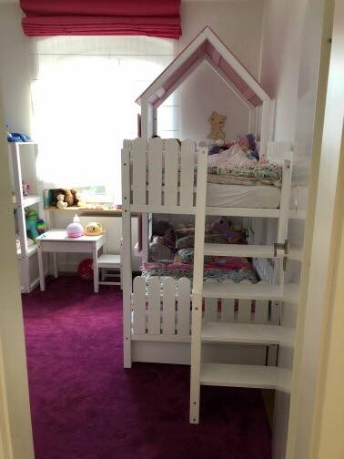Tolles Hochbett Hausbett MILLA in vielen Farben