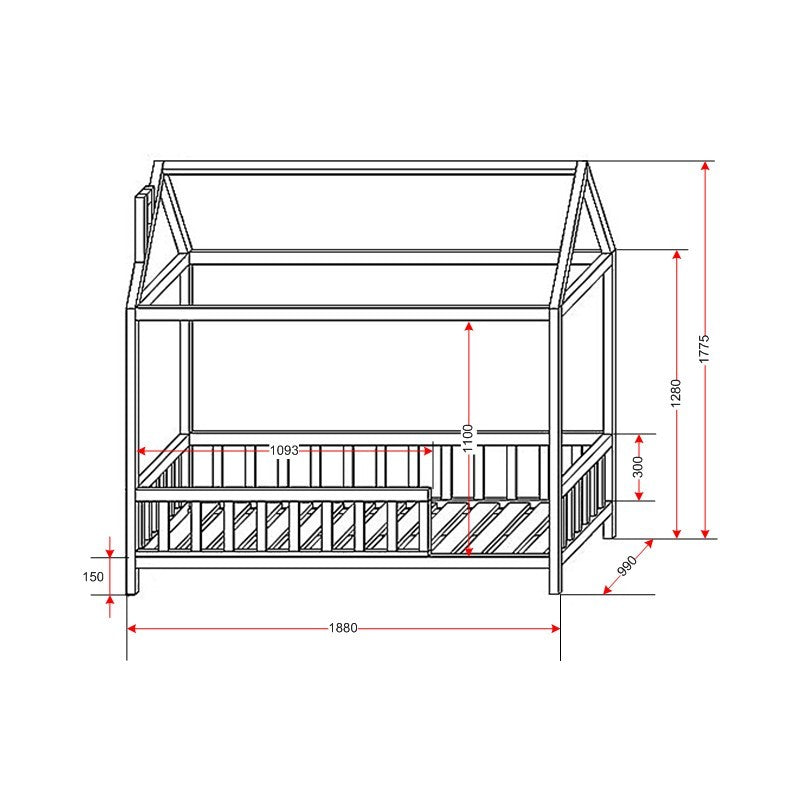 Cot house Adventure MINI