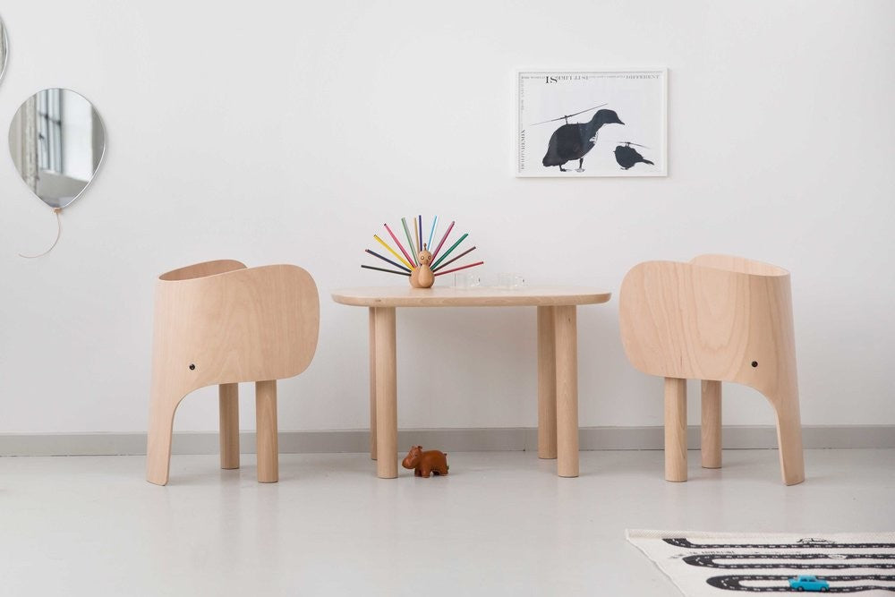 Moderner Kinderstuhl ELEPHANT aus Buche