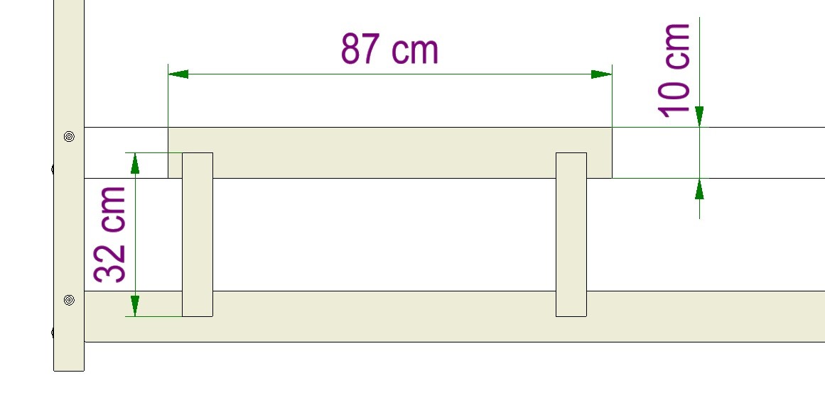Hausbett  TERY mit Rausfallschutz