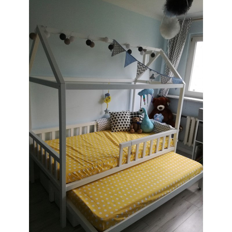 Cot house Adventure +1 (version with additional bed and drawer)