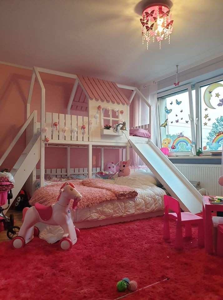 Tolles Hochbett SAMMY mit Rutsche