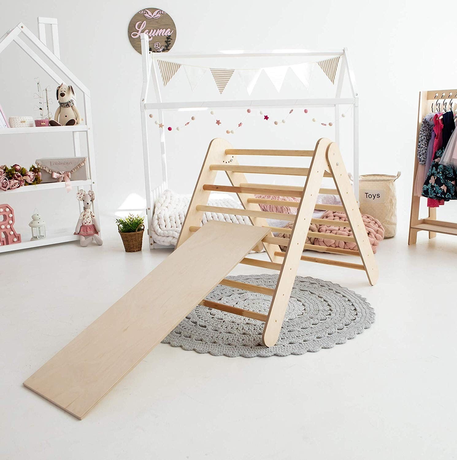 Zusammenklappbares Dreieck mit Rutschbrett