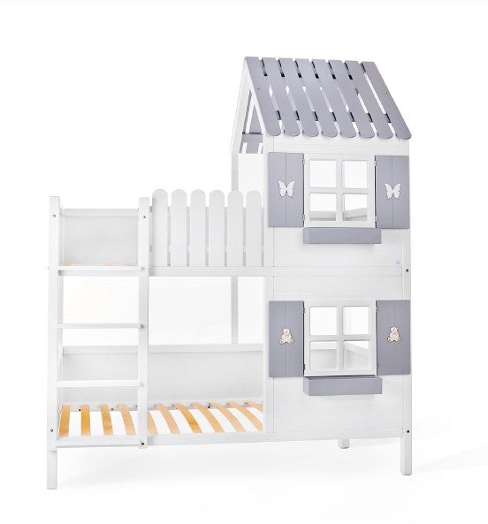 Tolles Hochbett Hausbett ASLAUG in vielen Farben