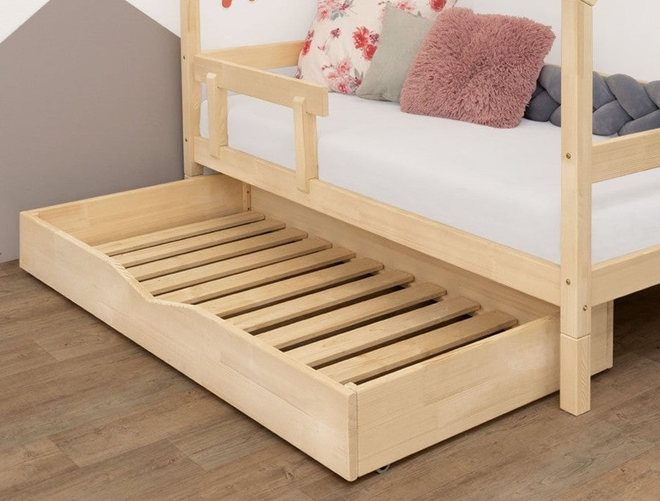 House bed  LUCKY with protection rails