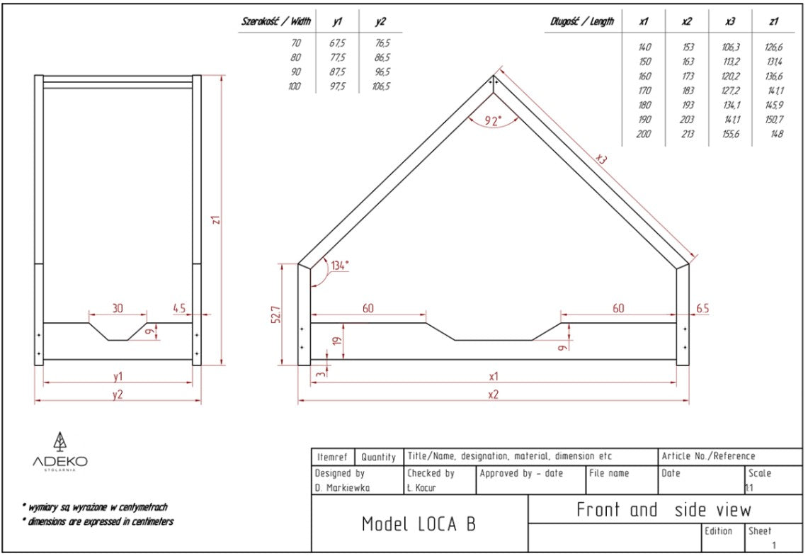 House Bed LOCA Model B