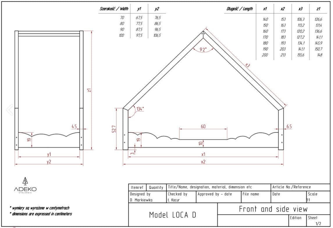 House Bed LOCA Model D