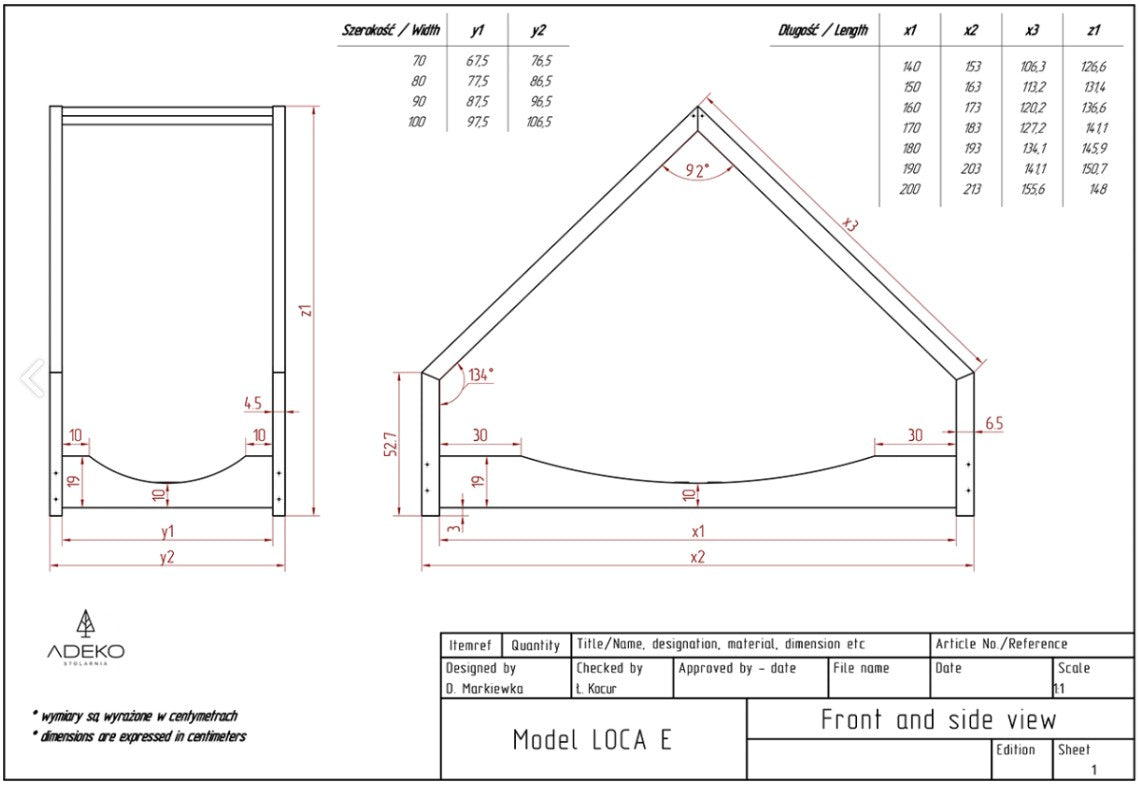 House Bed LOCA Model E