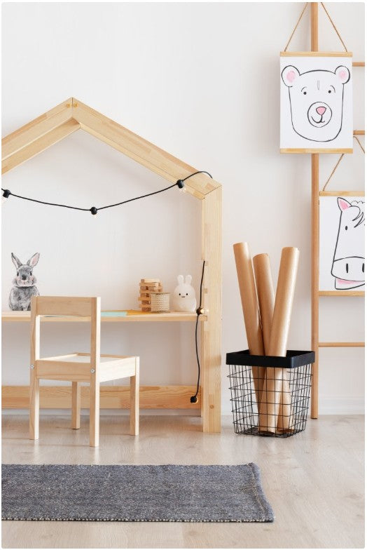 Kinder Schreibtisch hausförmig