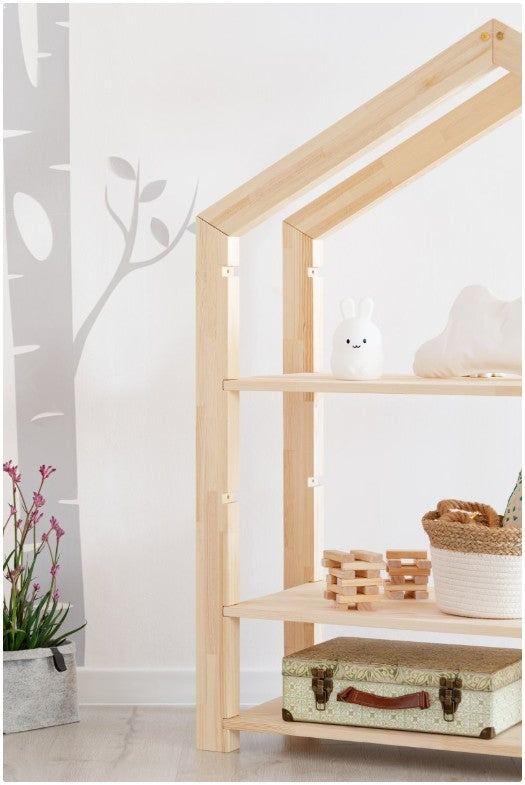 Etagère pour enfants en forme de maison EINAR