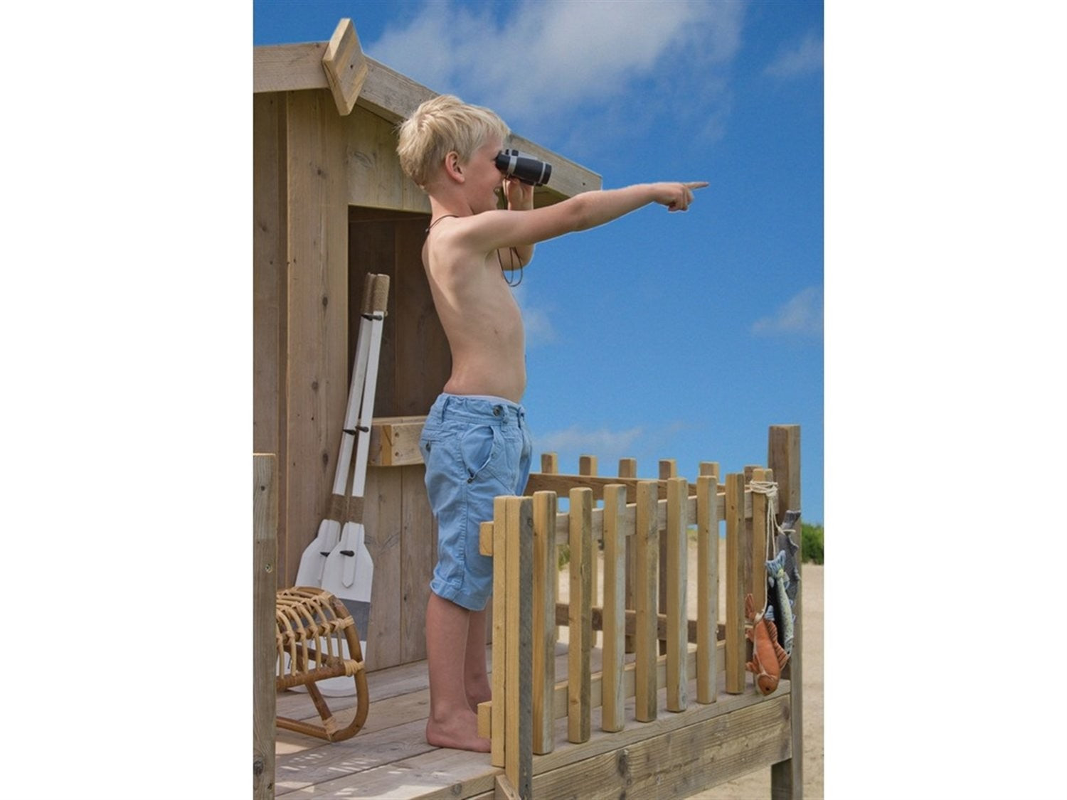 Spielhaus Checkpoint für den Garten