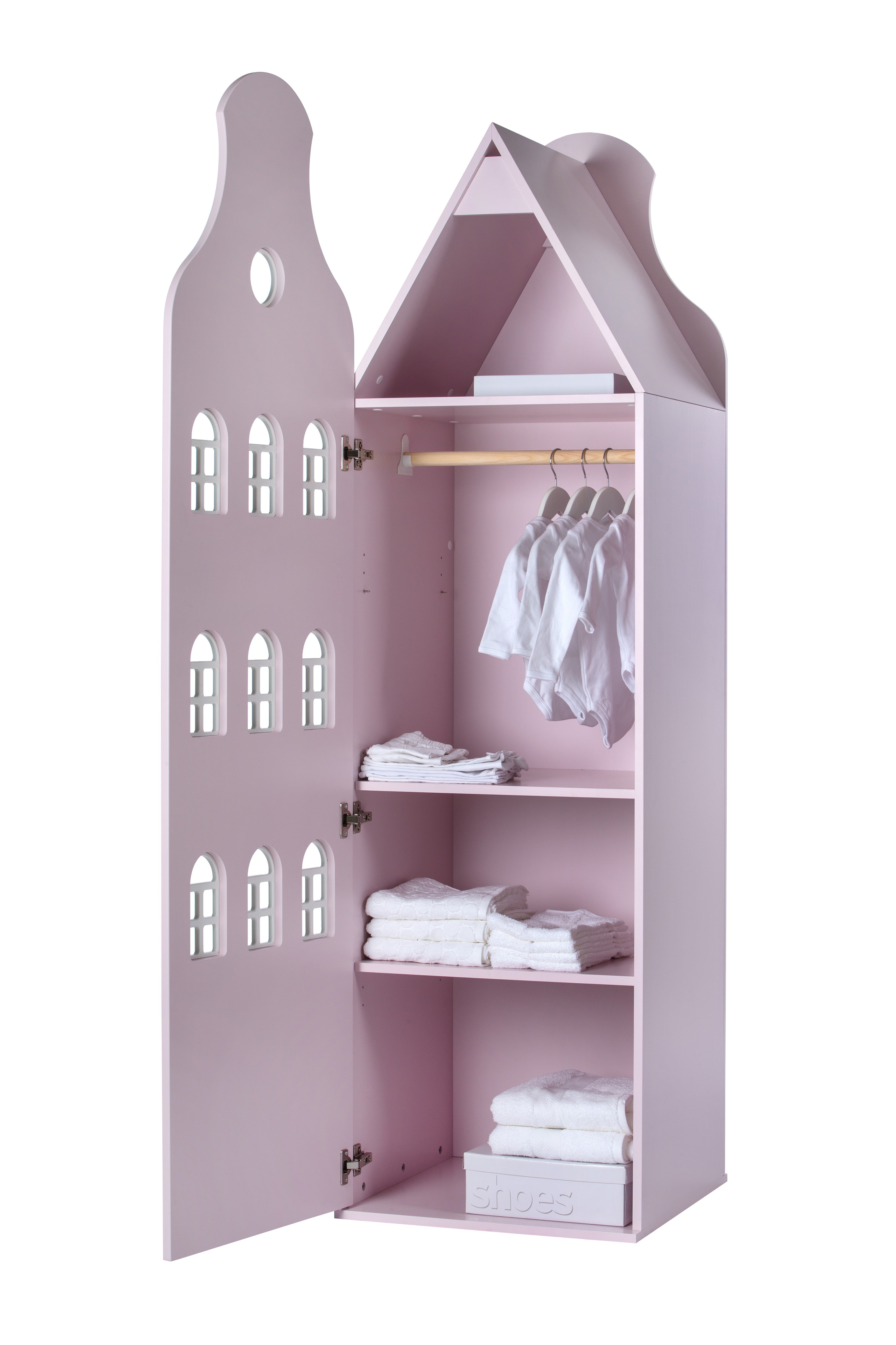 Armoire avec pignon à col - Kast van een Huis