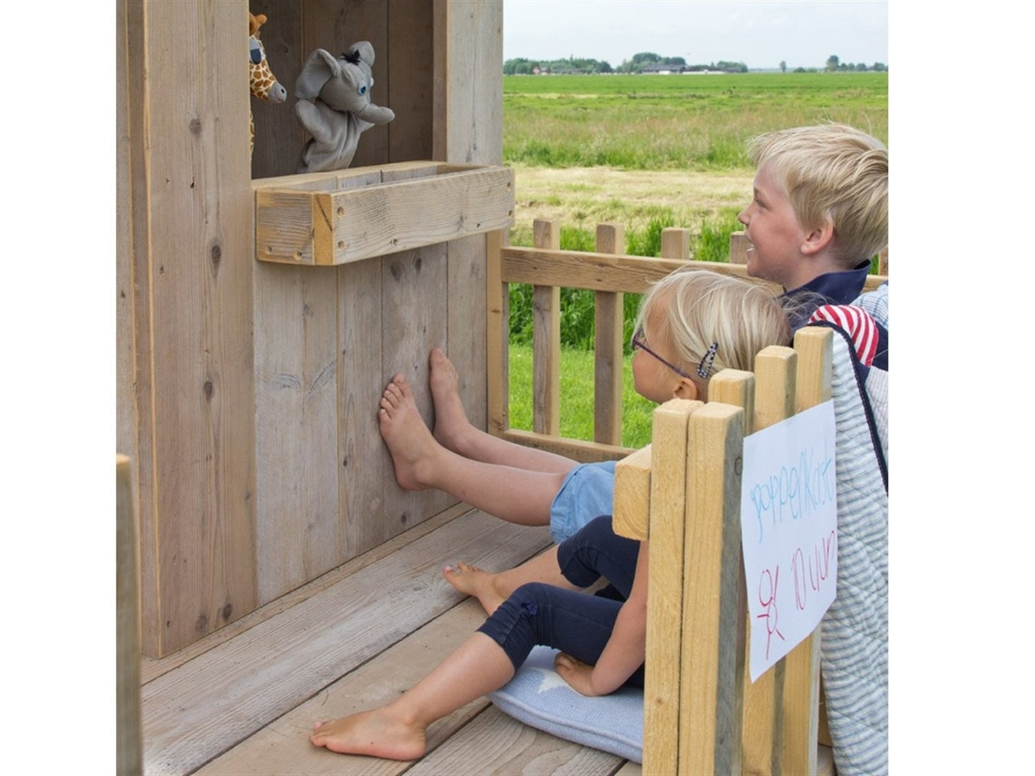 Spielhaus Checkpoint für den Garten