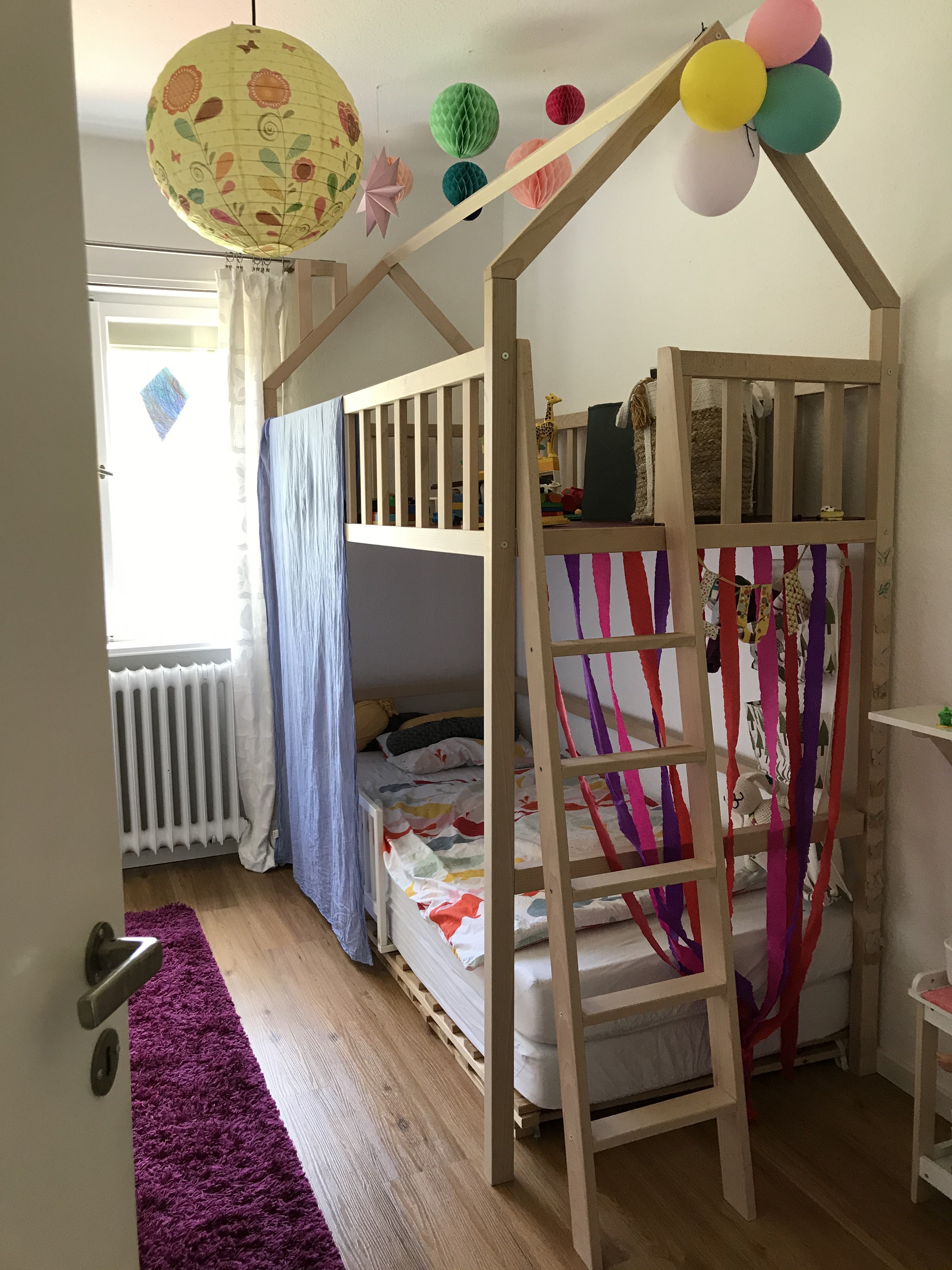 Bunk bed / loft bed  JUNI with rungs