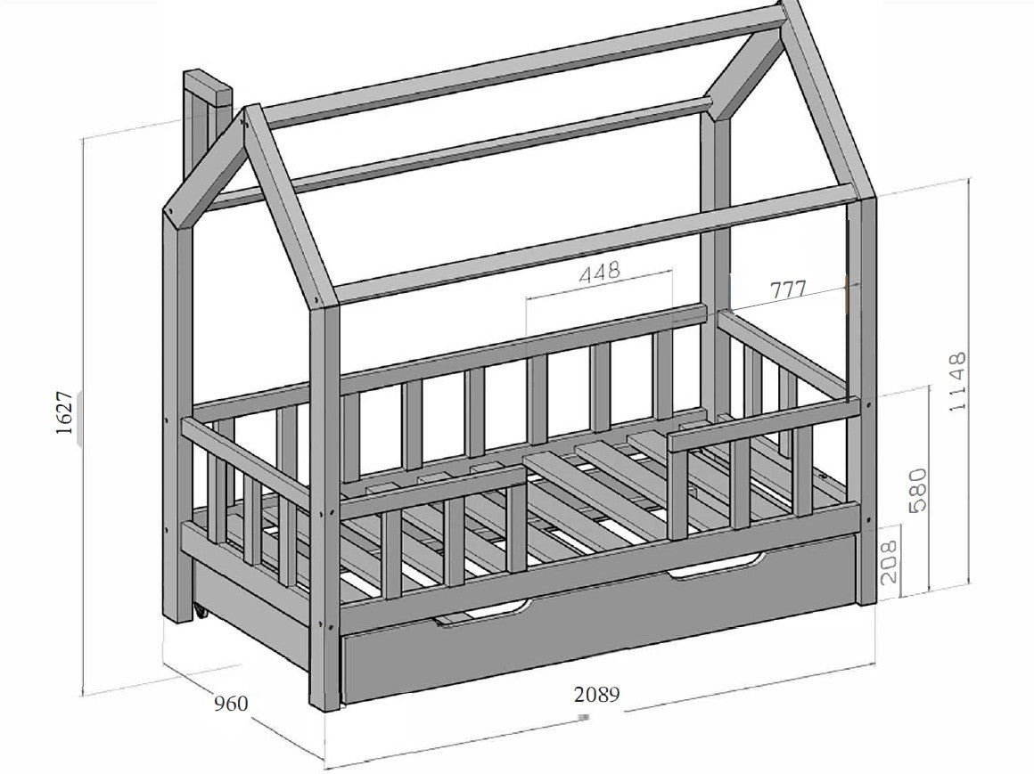 Montessori house bed AMELIA