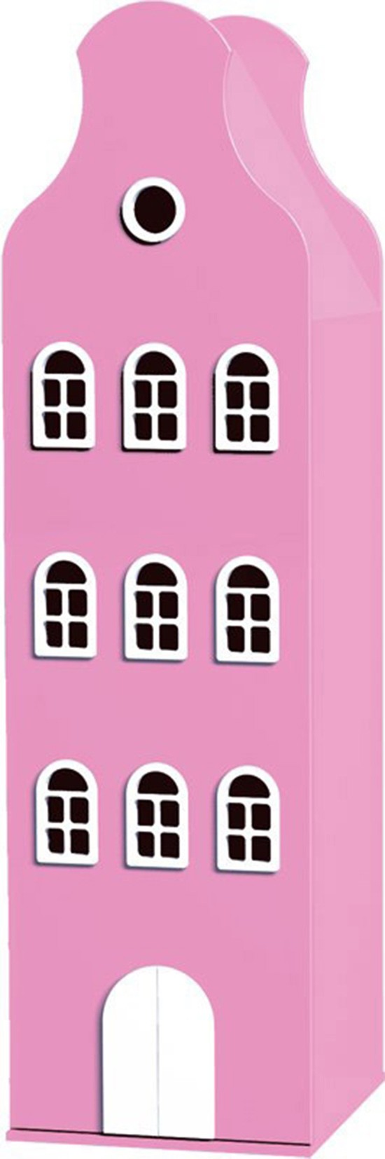 Armoire avec pignon en cloche - Kast van een Huis