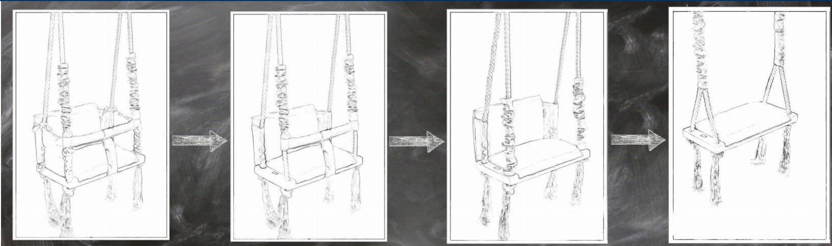 Magic Swing QACTUS QAMELEON 3 in 1 Kinderschaukel