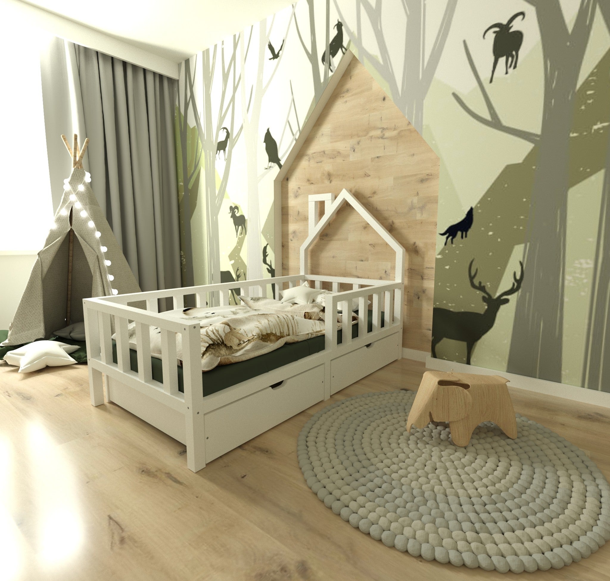 Klassisches Kinderbett - LIAM