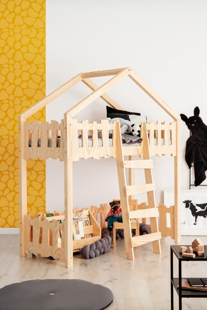 Lit mezzanine / Lit maison MIA ZIPPO