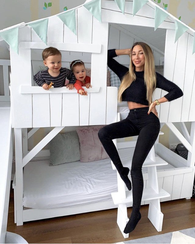 Mathy by Bols Hochbett / Baumhaus mit Rutsche