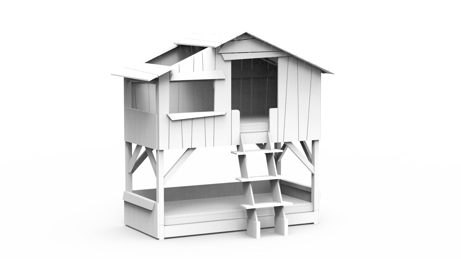 Mathy by Bols Hussäng Treehouse Våningssäng Koja Lekhus