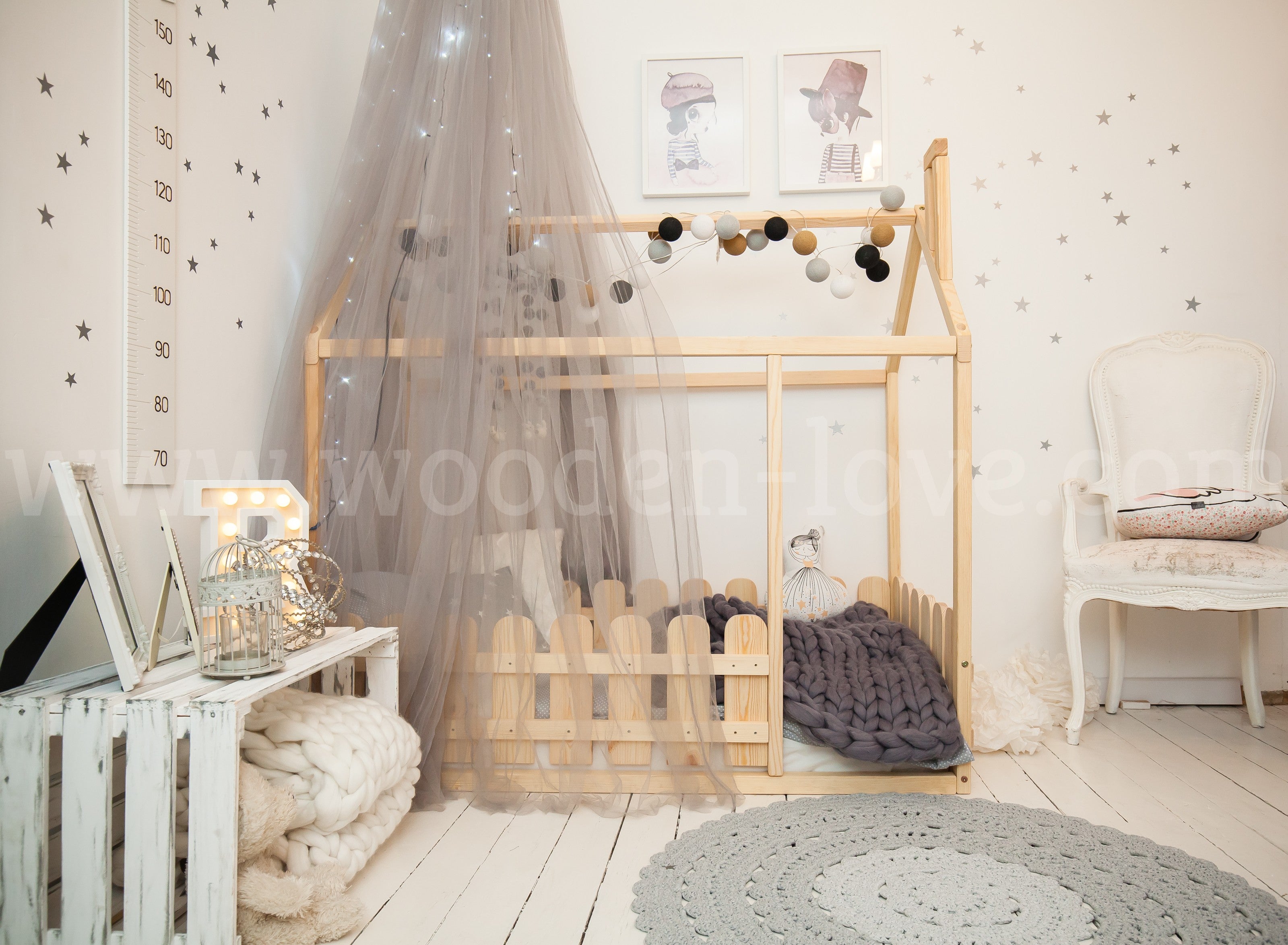 MONTESSORI Hausbett / Spielhaus OLE