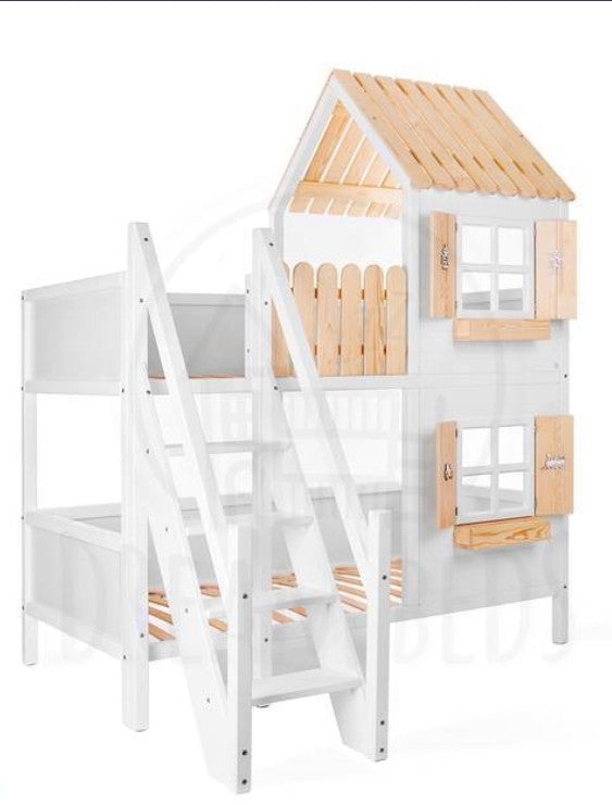 Tolles Hochbett Hausbett MILLA in vielen Farben