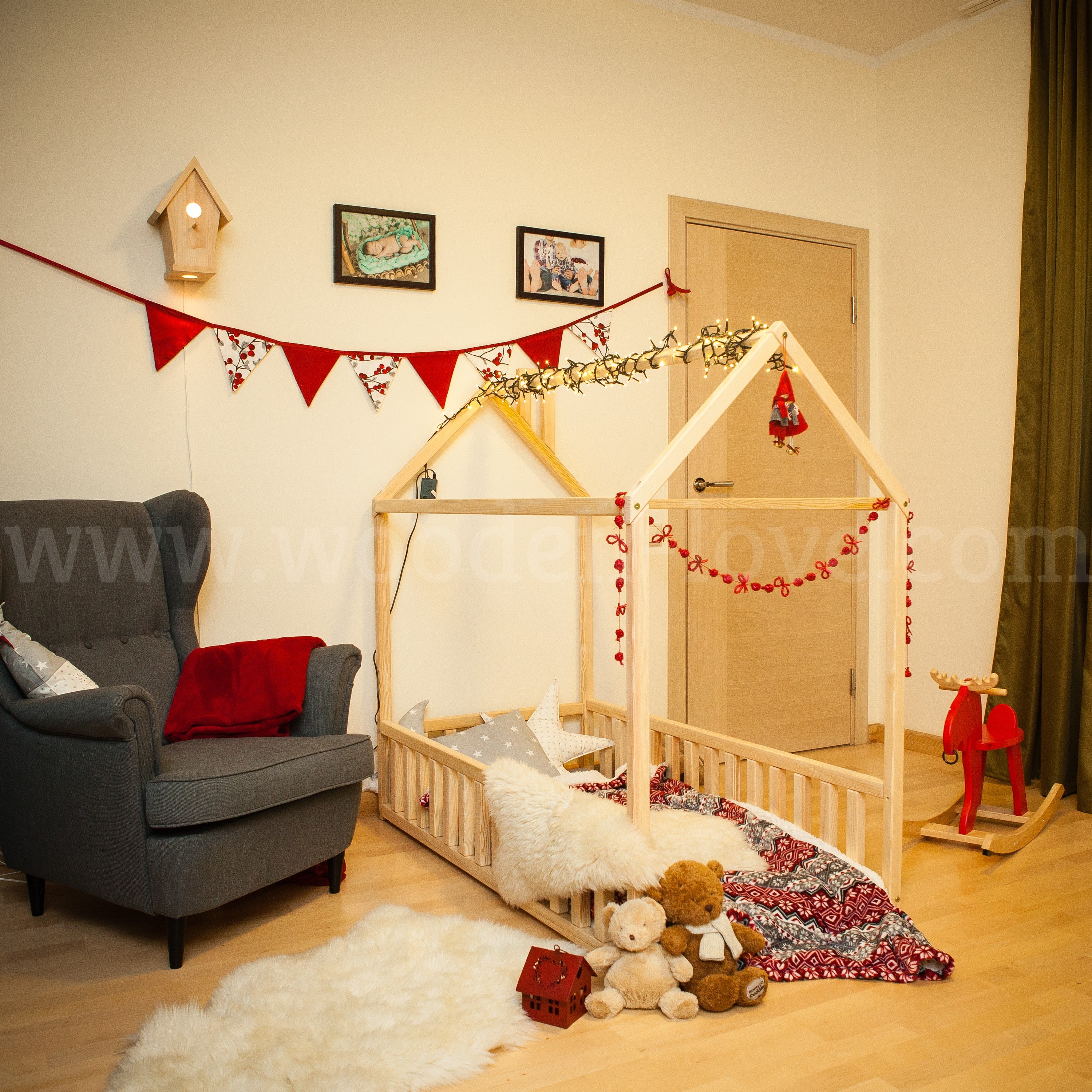 MONTESSORI Hausbett / Spielhaus MATS