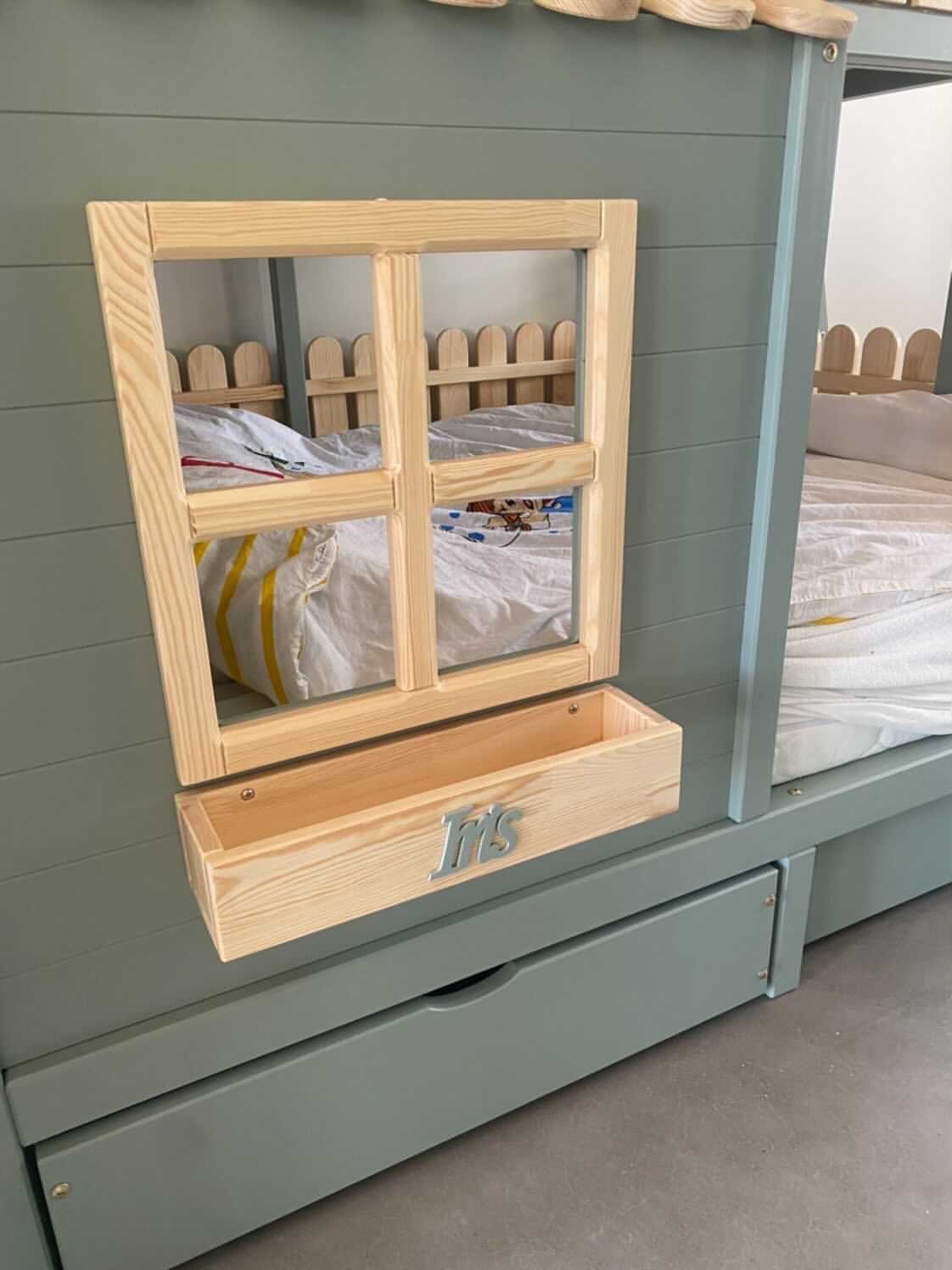 Hochbett / Familienbett ANSGAR mit Rutsche