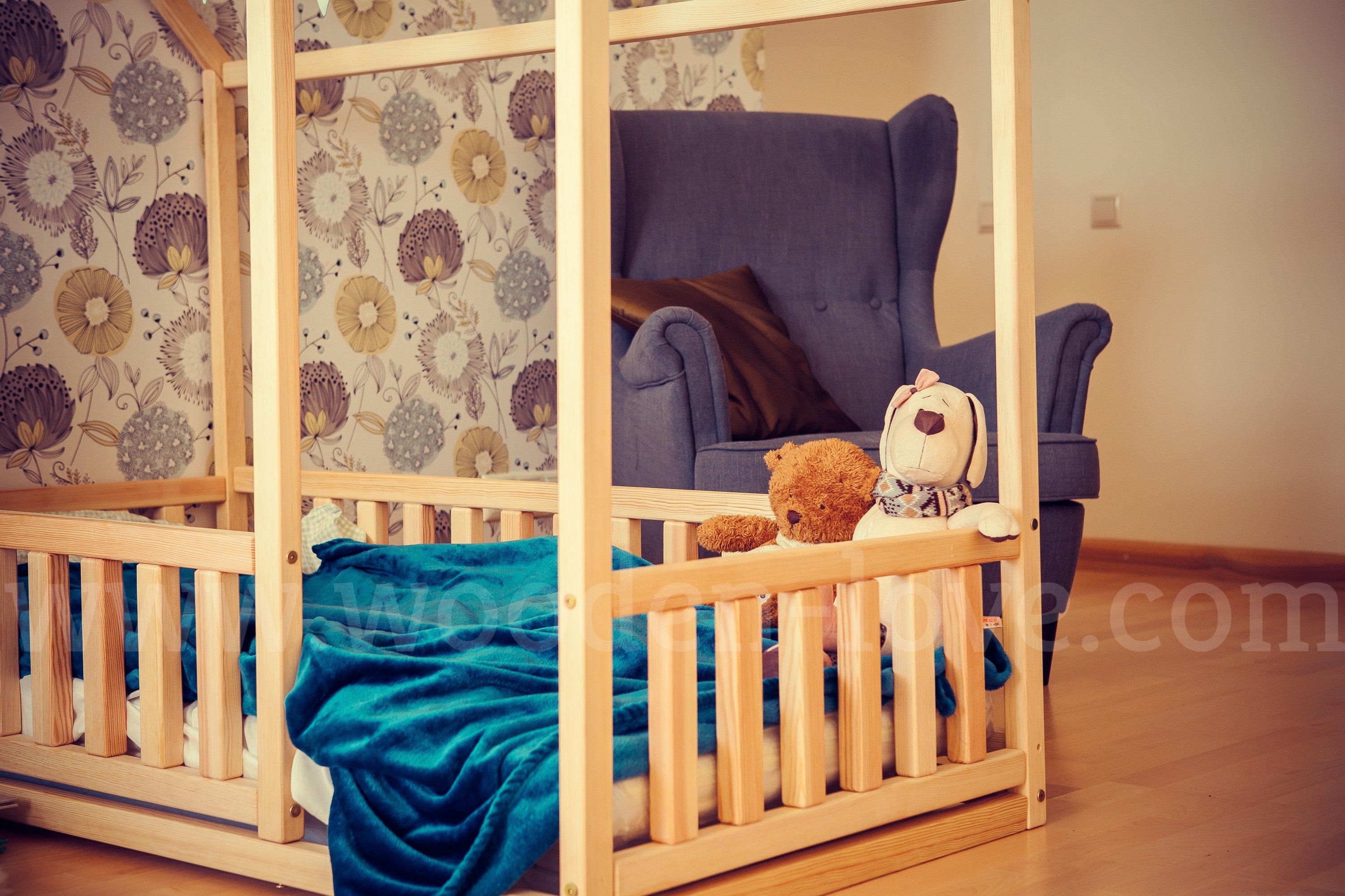 MONTESSORI Hausbett / Spielhaus MATS