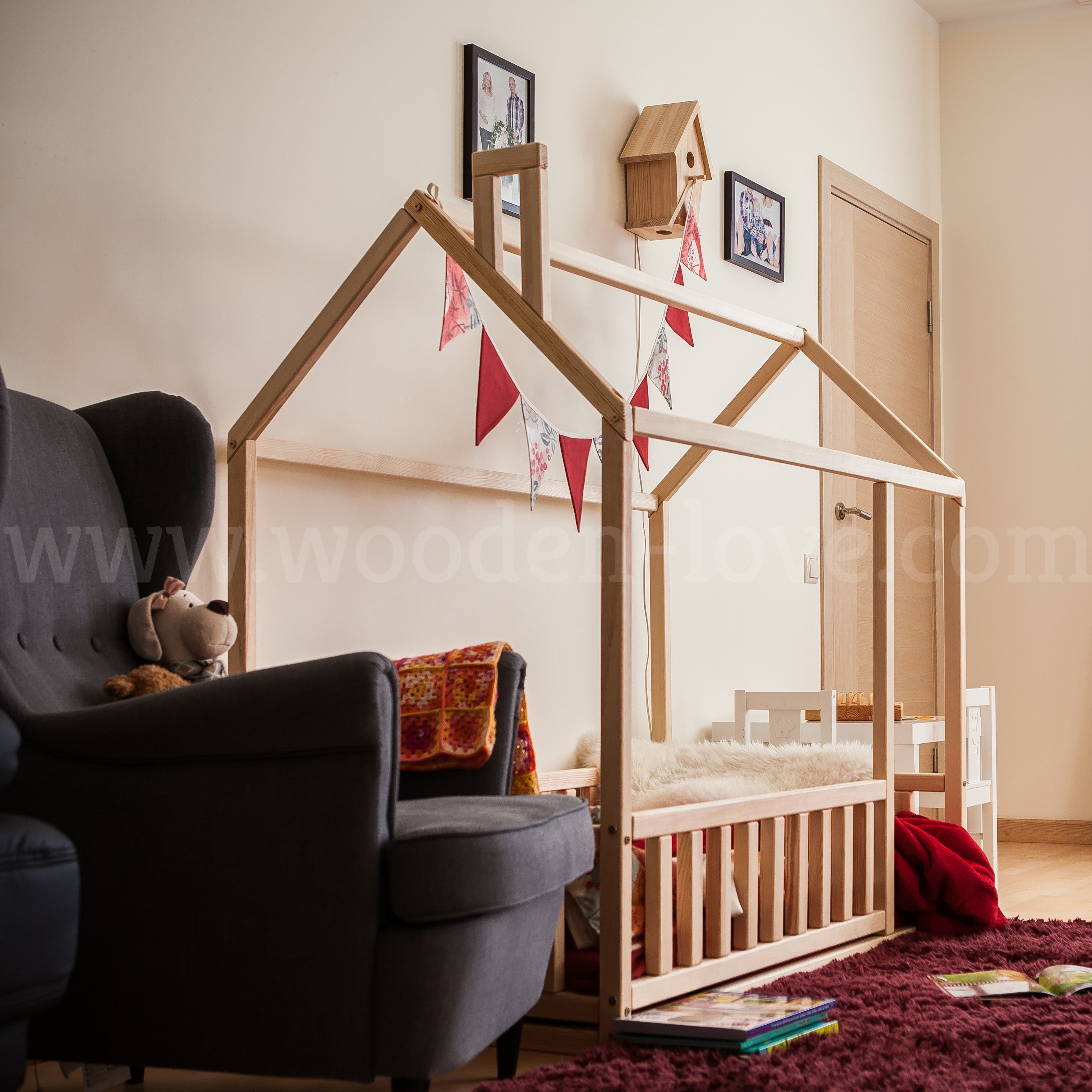 MONTESSORI Hausbett / Spielhaus MATS