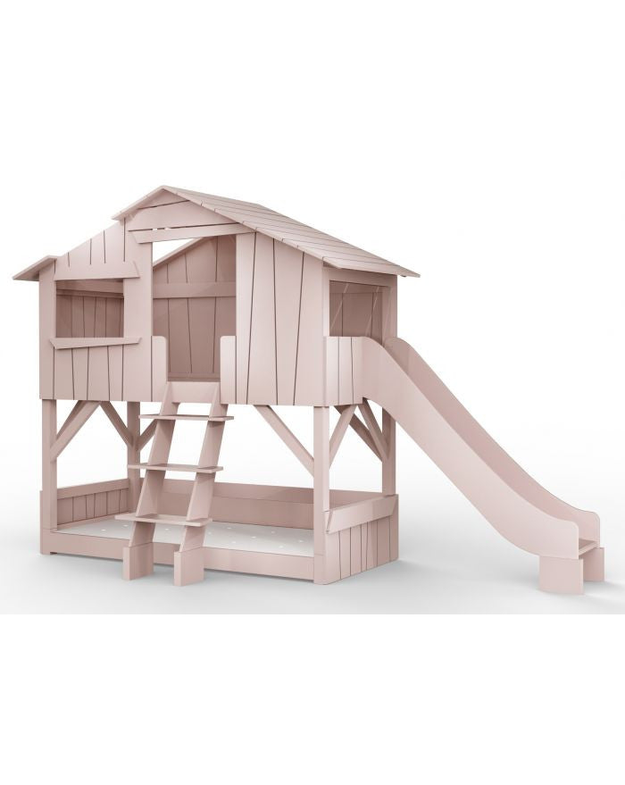 Mathy by Bols Treehouse bed with slide without platform