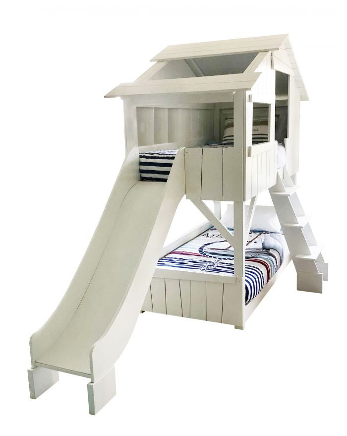 Mathy by Bols Treehouse bed with slide without platform