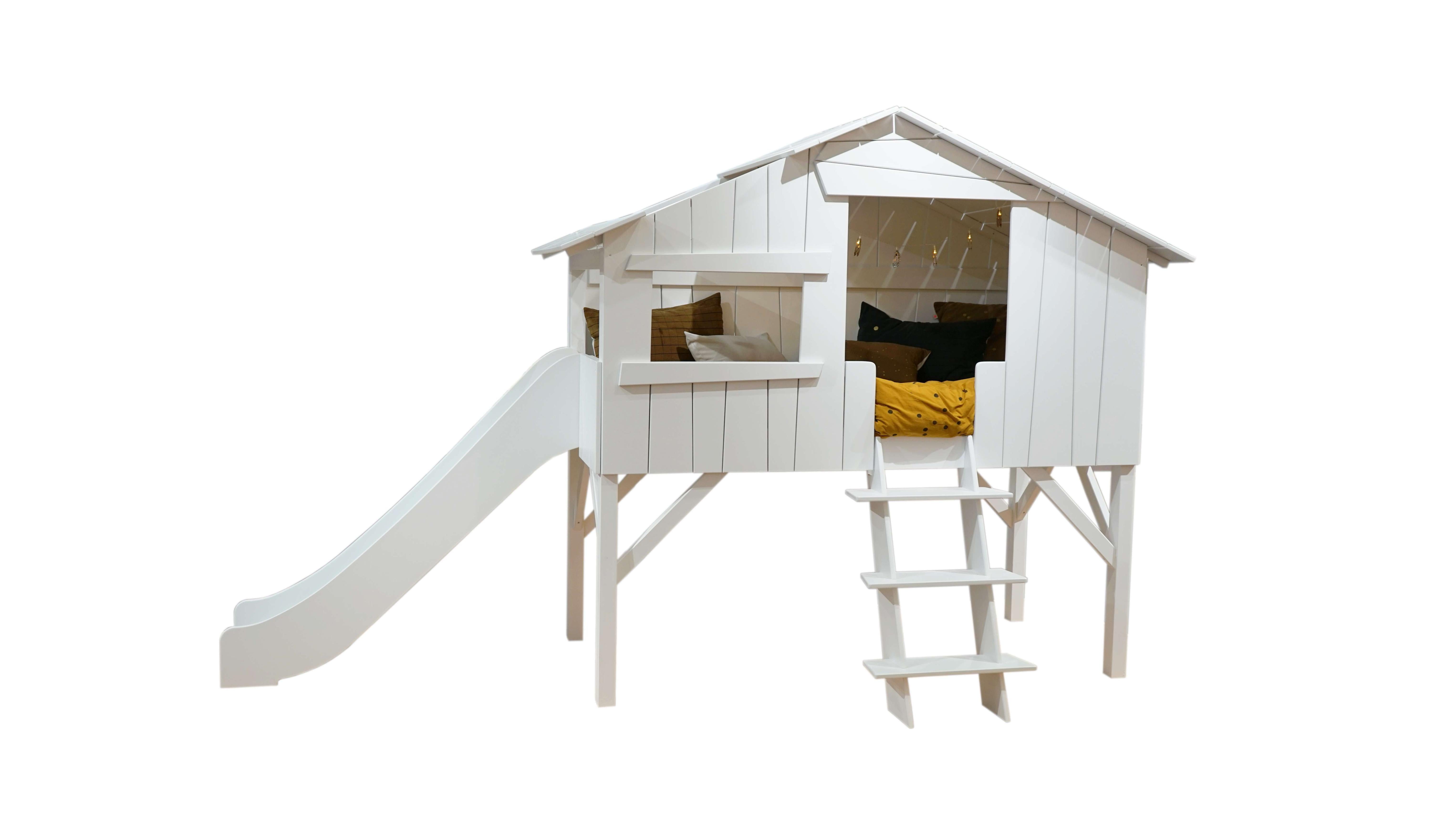 Mathy by Bols TREEHOUSE Loft Bed with Slide without platform