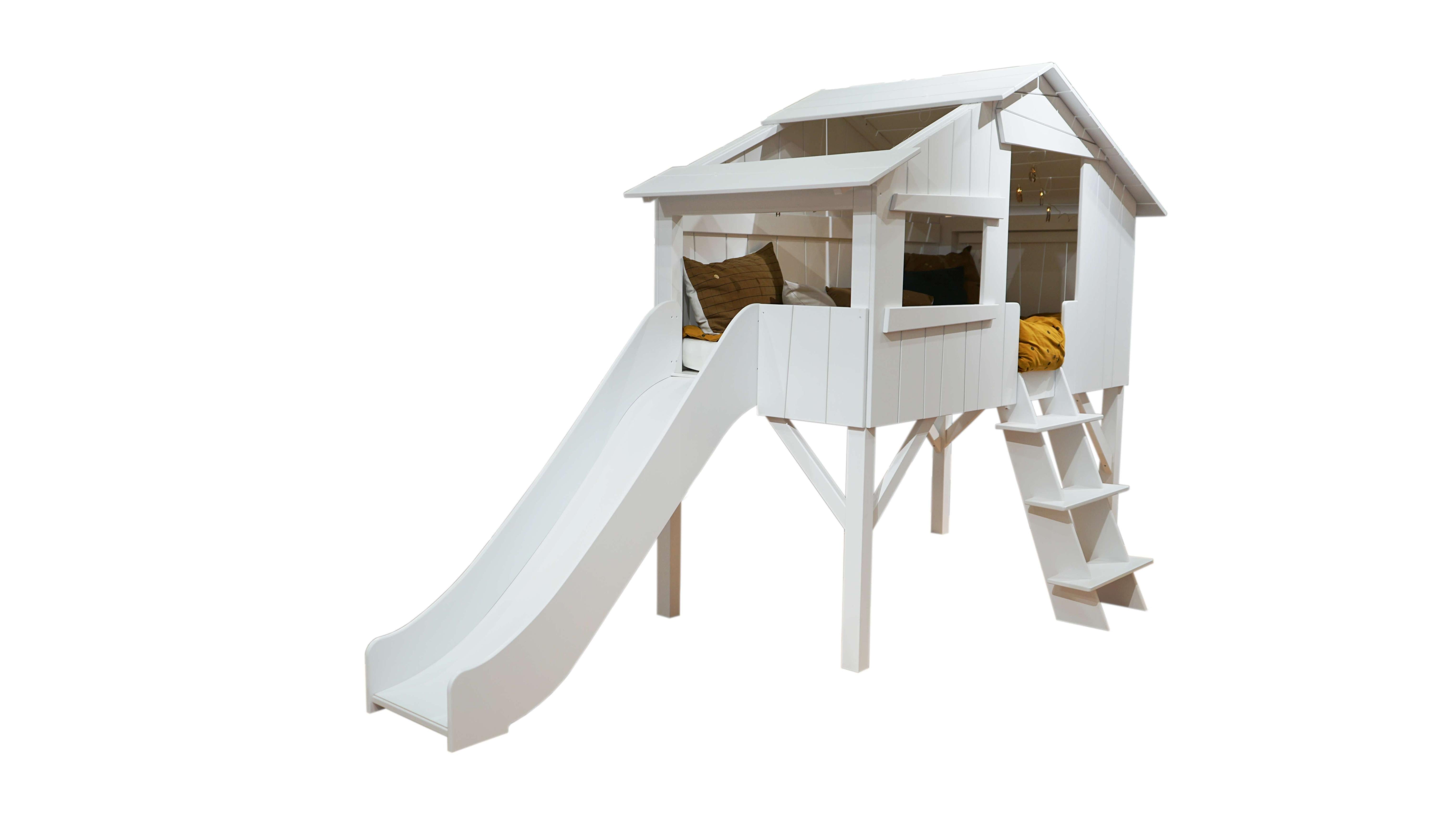 Mathy by Bols TREEHOUSE Loft Bed with Slide without platform