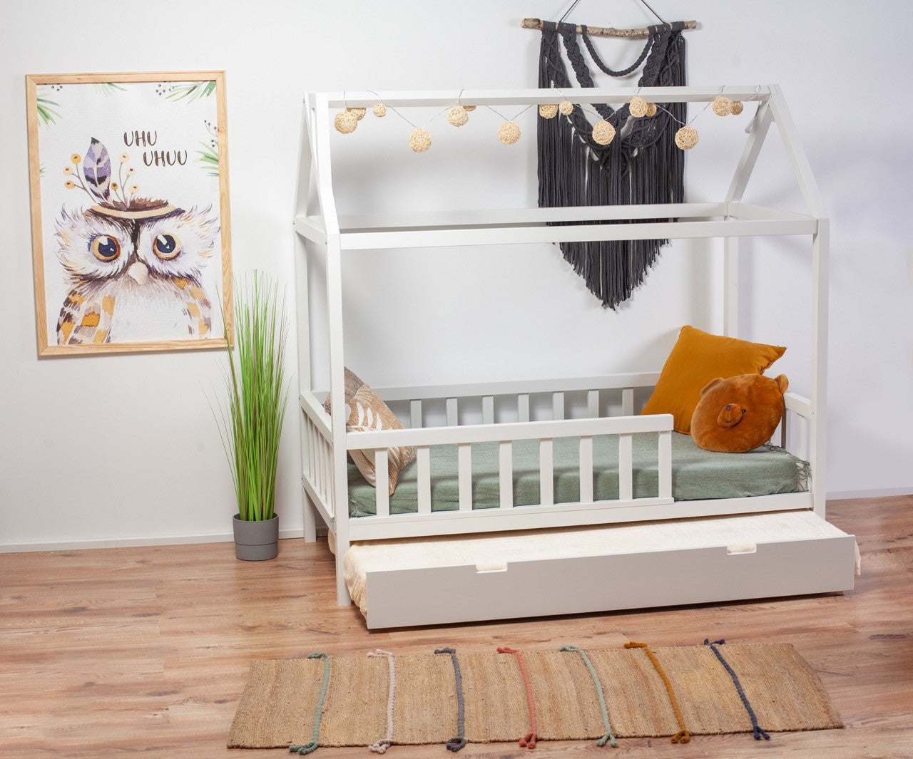 Lit bébé Adventure PLUS (version avec tiroir pour matelas supplémentaire)