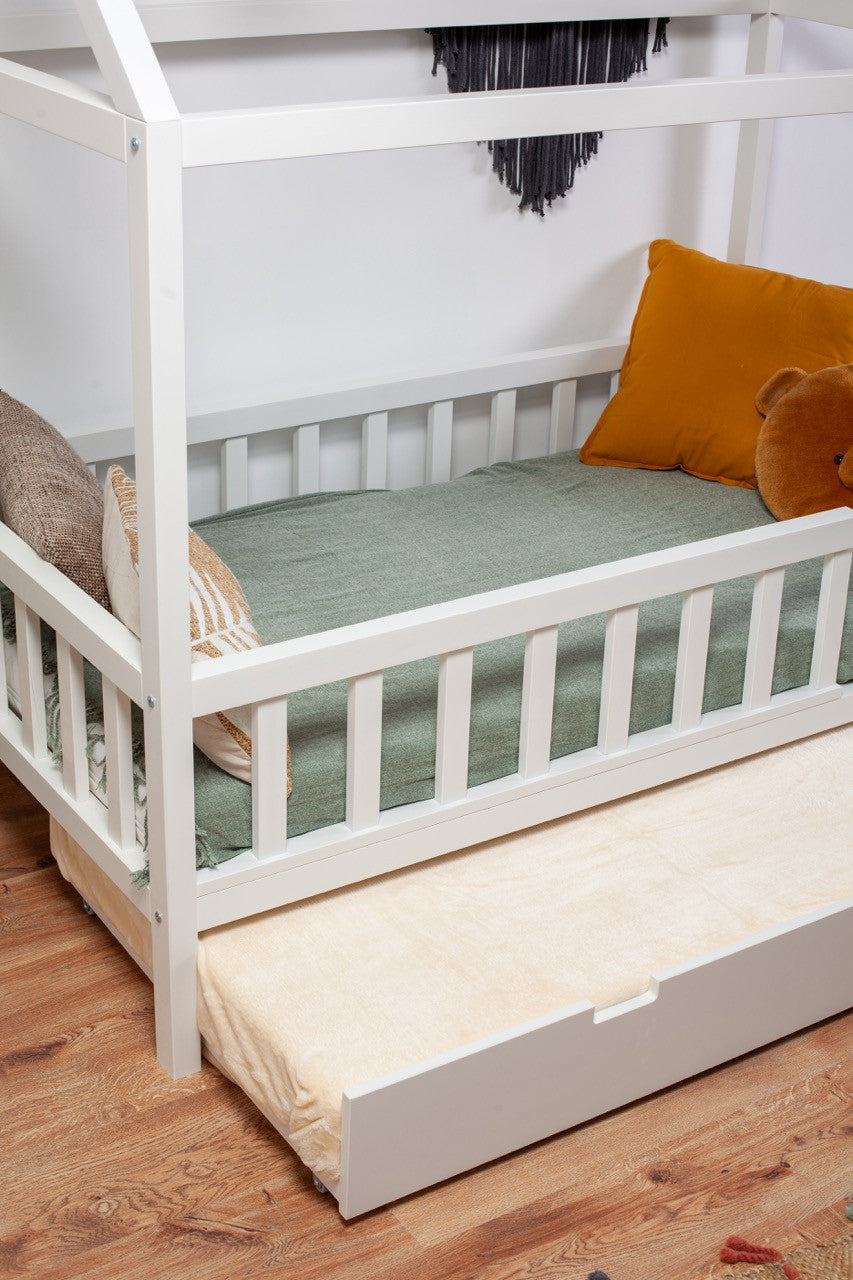Lit bébé Adventure PLUS (version avec tiroir pour matelas supplémentaire)