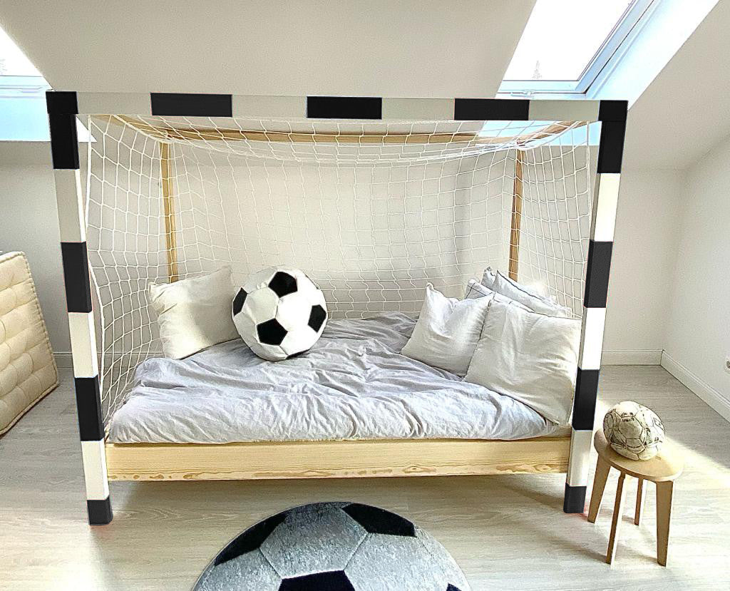 Cooles Fußballbett für Kinder