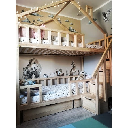 Starlight bunk bed with steps - front entrance