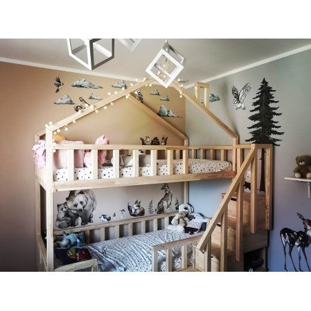 Starlight bunk bed with steps - front entrance