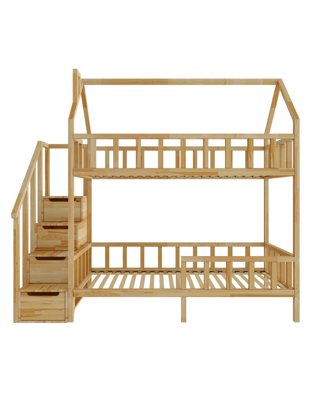 Arthur bunk bed with steps - side entrance