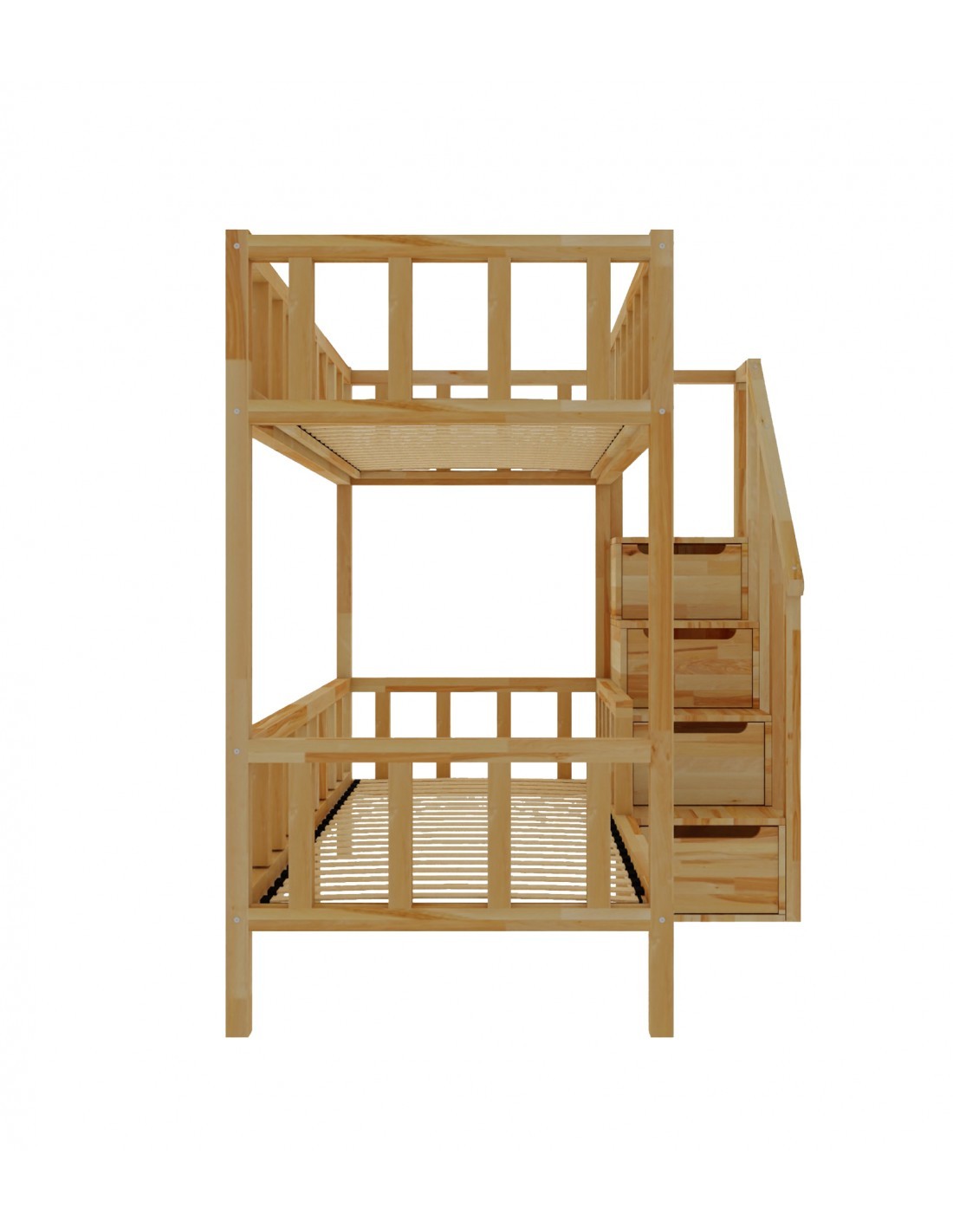 Filip bunk bed with steps - front entrance