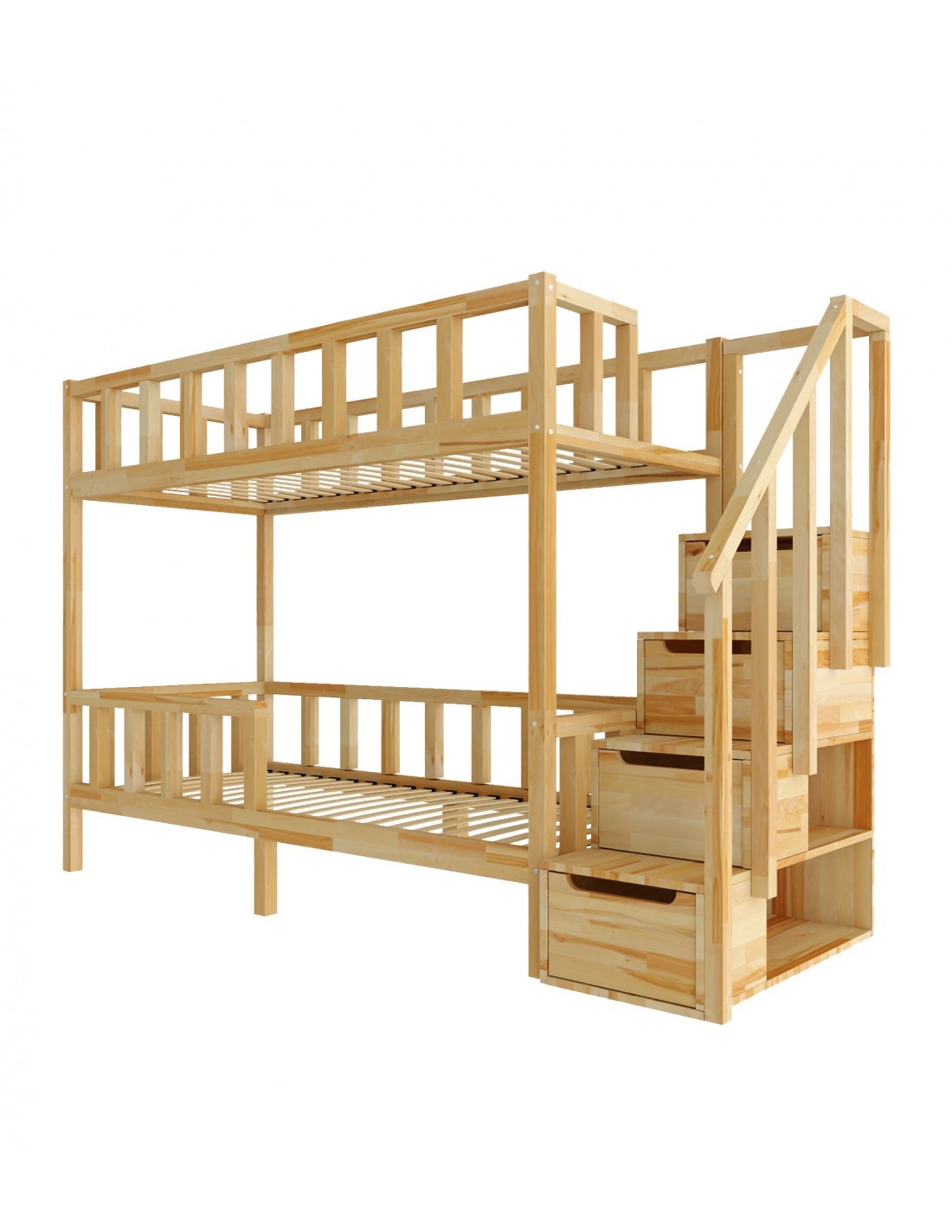 Filip bunk bed with steps - side entrance