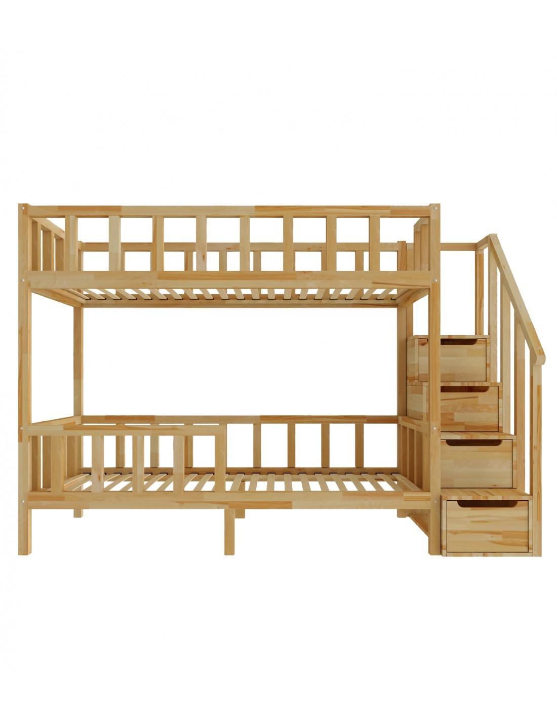 Filip bunk bed with steps - side entrance